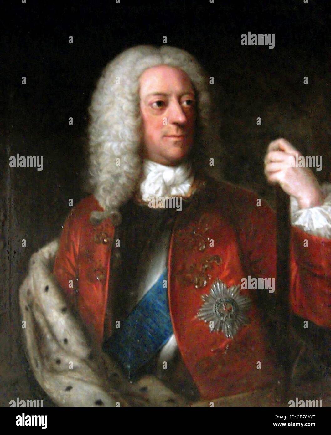 George II of Great Britain-01 Stock Photo - Alamy