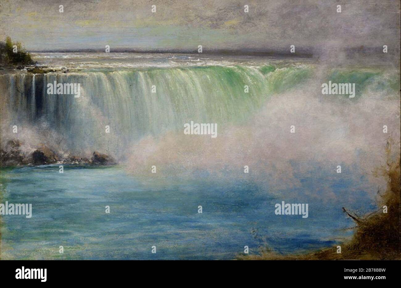 Niagara Inness George Inness - Niagara Falls Stock Photo - Alamy