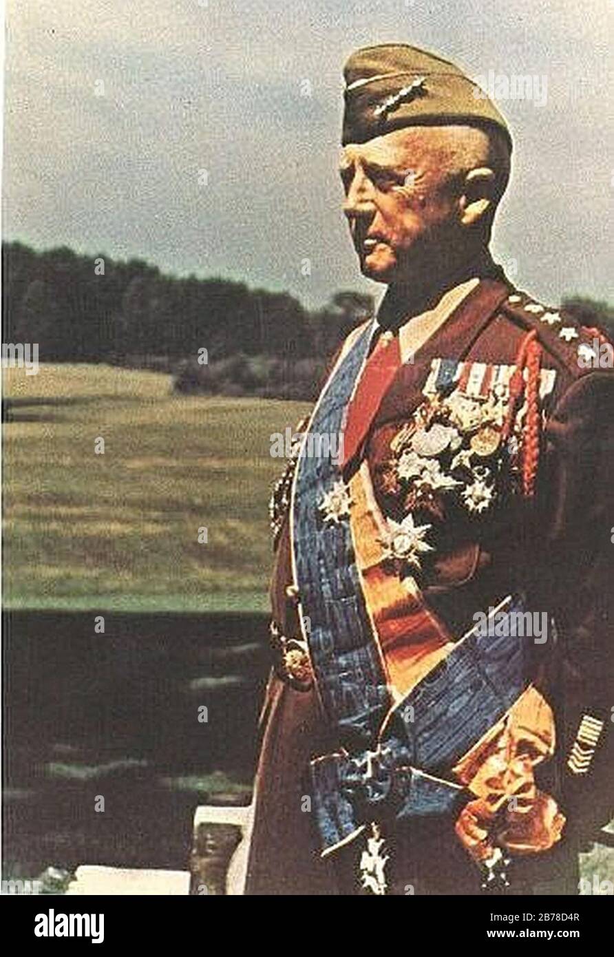 George Patton US Army General. Stock Photo