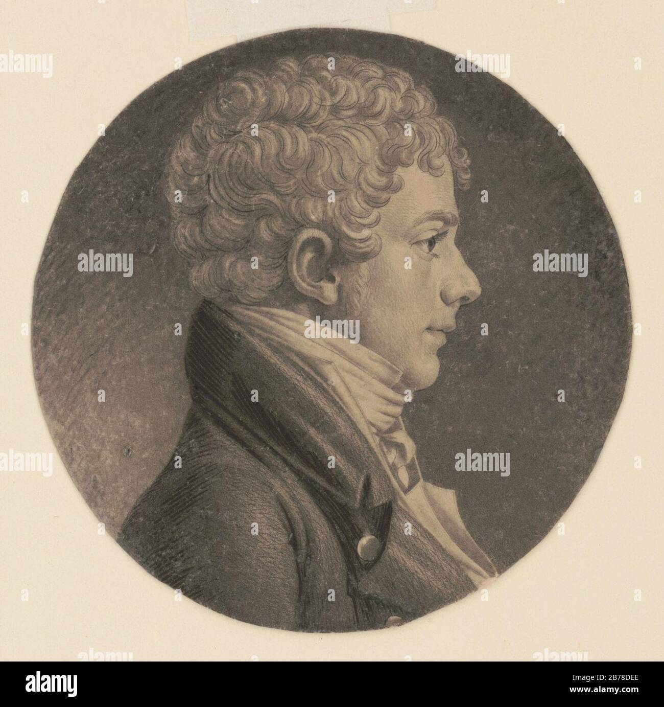 George Raleigh Dearborn, head-and-shoulders portrait, right profile ...