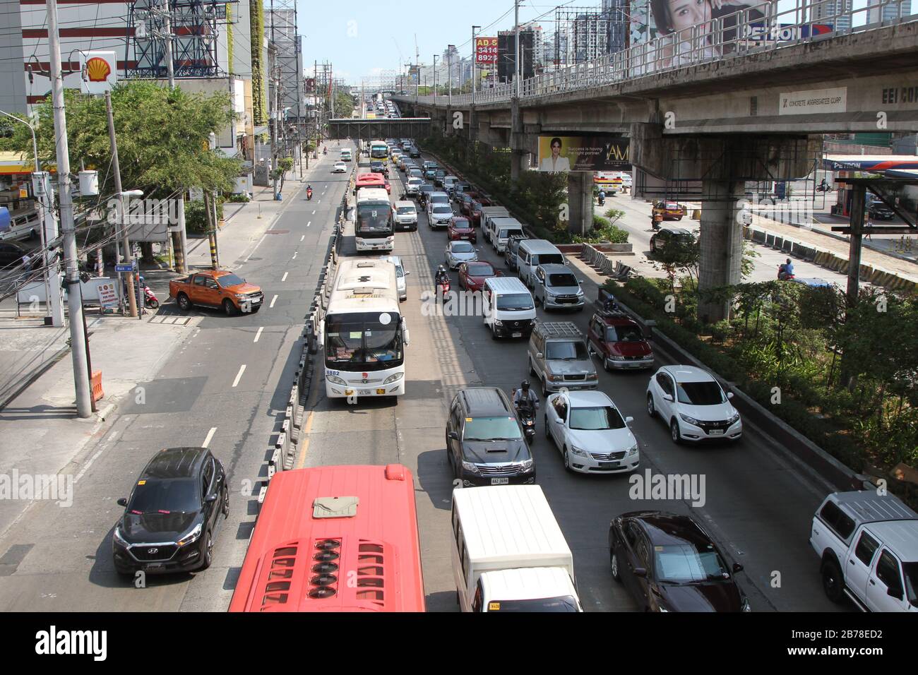 Street View Philippines 2020 Metro Manila, Philippines. 14Th Mar, 2020. A View Of Epifanio De Los Santos  Avenue (Edsa) Few Hours Before Manila, The Capital Of The Philippine Will  Be Put To Community Quarantine. Metro Manila