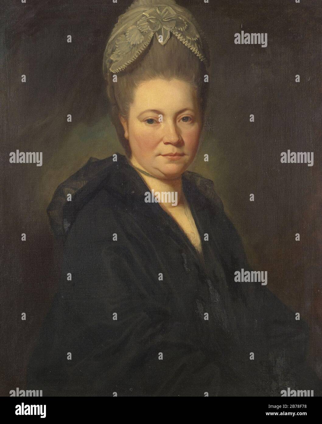 George Romney Portrait of Mrs Marie-Jean Gomm Stock Photo - Alamy
