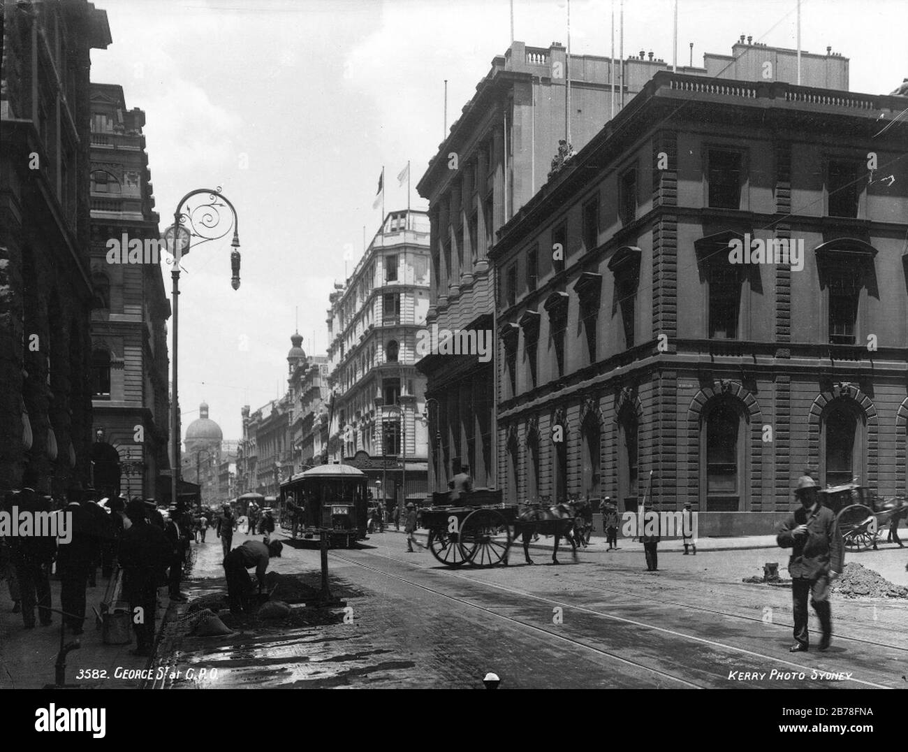 Street at GPO, Sydney Stock Photo Alamy