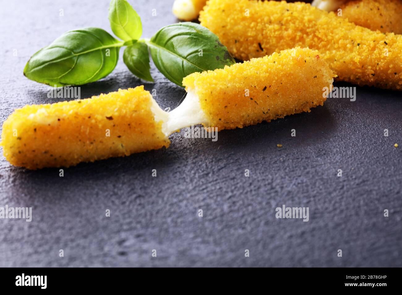 Mozzarella cheese sticks hires stock photography and images Alamy