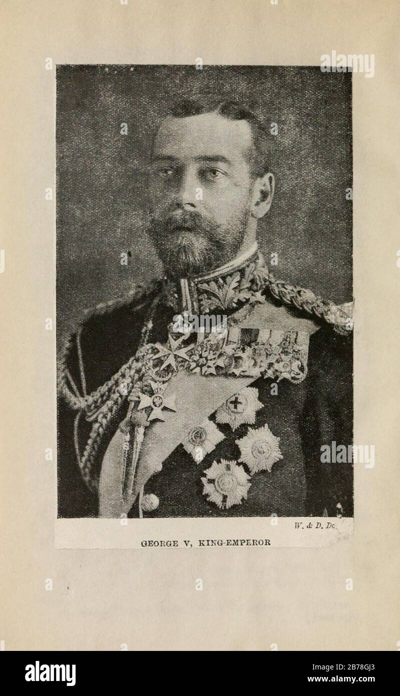 George V King Emperor Stock Photo - Alamy