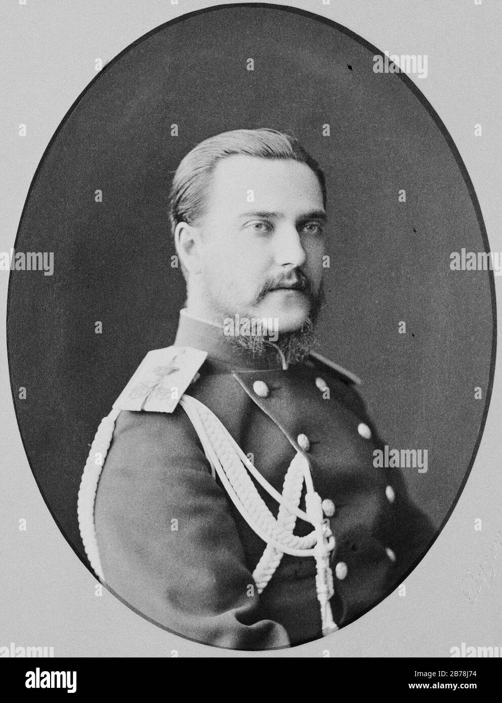George, Duke of Leuchtenberg by C.Bergamasco (c. 1880). Stock Photo