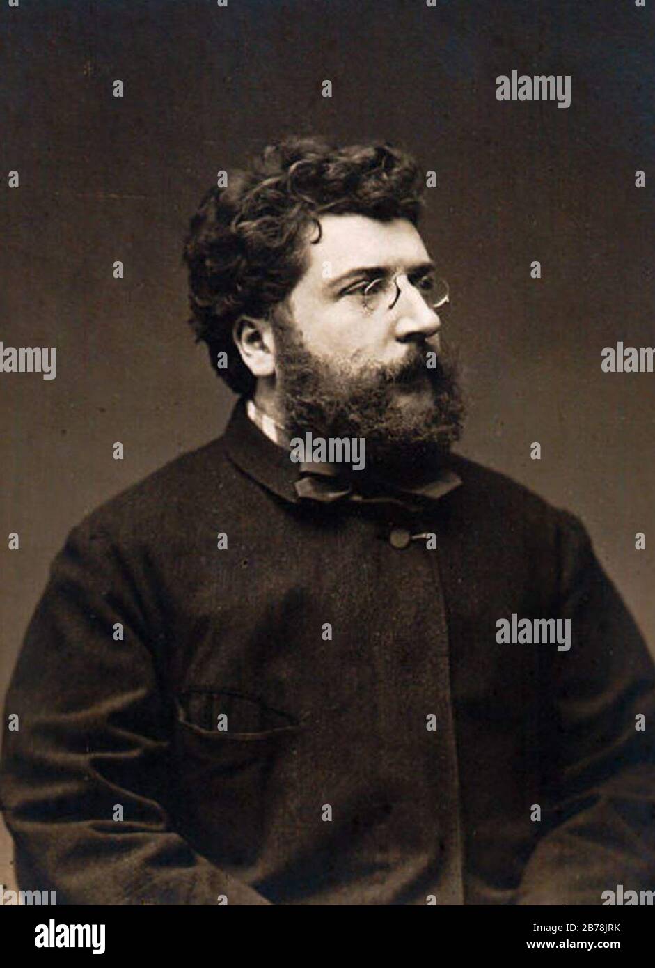 Georges Bizet (flipped). Stock Photo