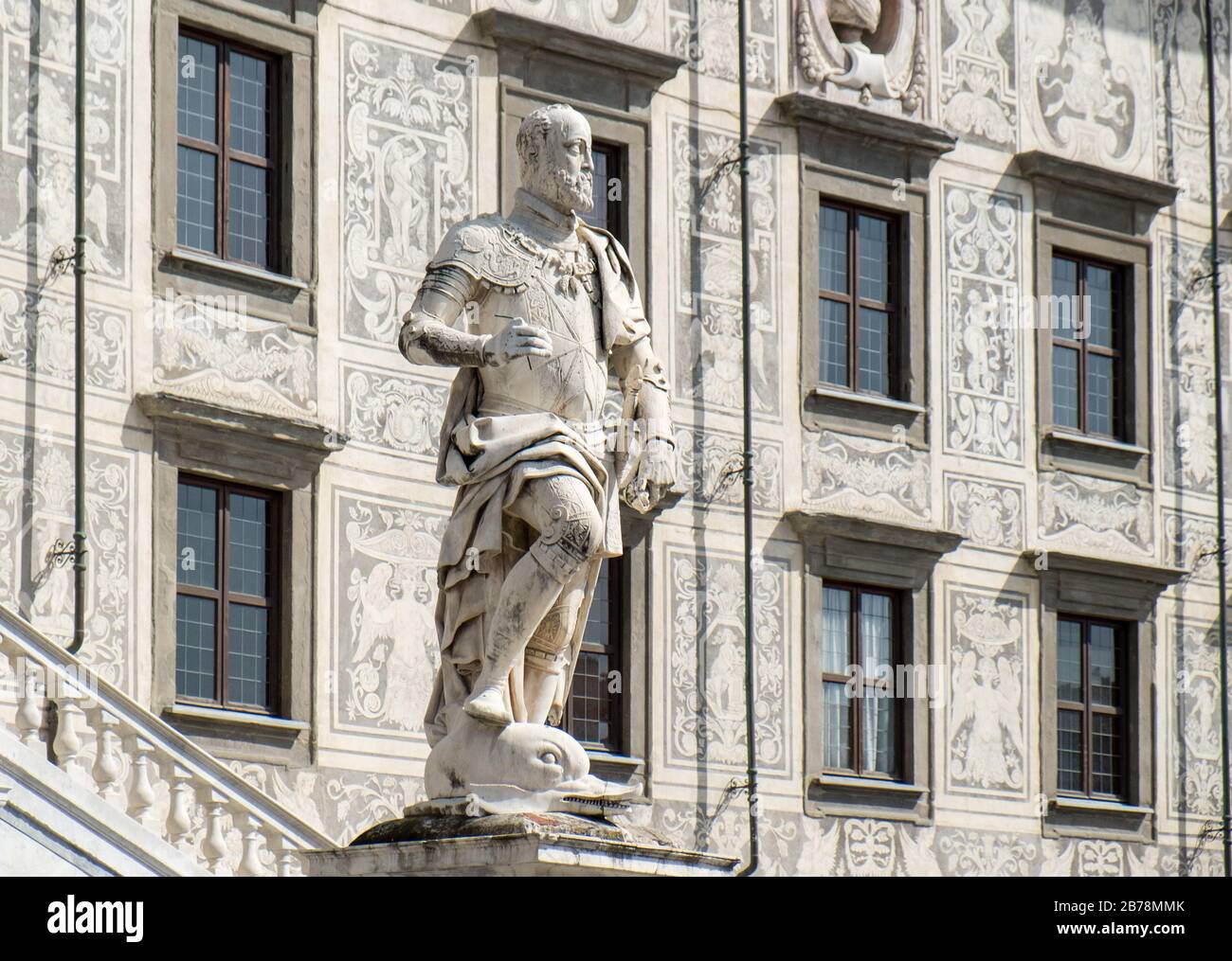 Palazzo della Carovana, the main building of the world famous university Scuola Normale Superiore at Piazza dei Cavalieri in Pisa Italy Stock Photo