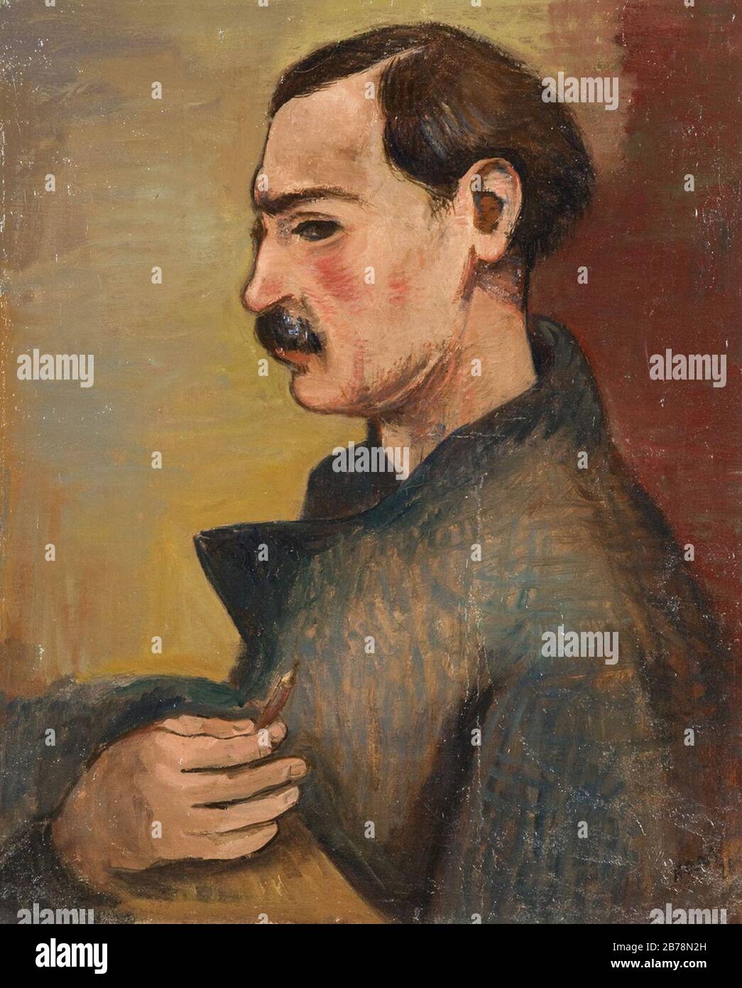 georges-kars-portrait-des-malers-maurice-utrillo-stock-photo-alamy