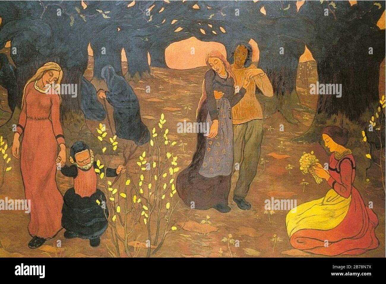 Georges Lacombe Ages of Life. Stock Photo