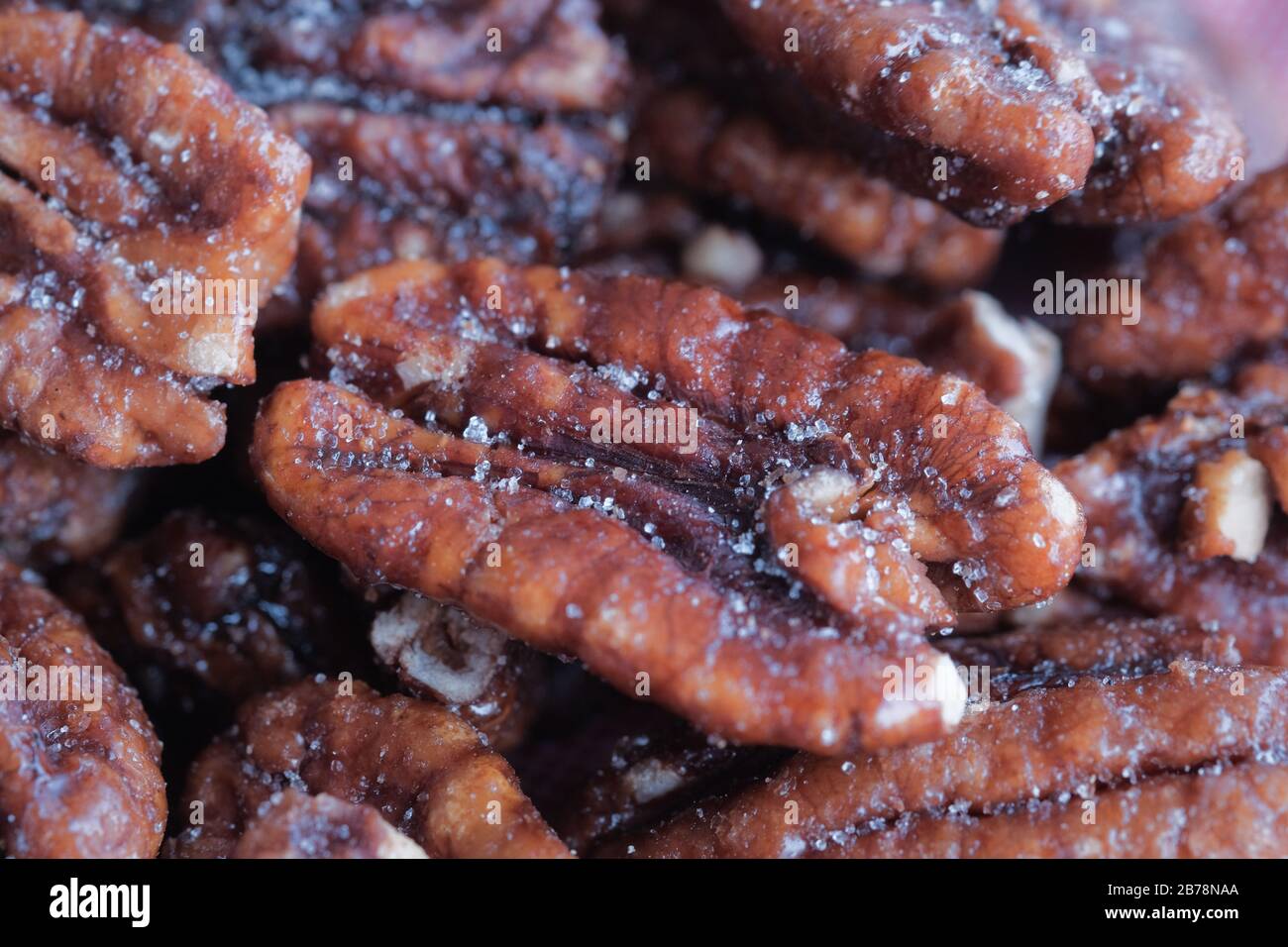 closeup of shelled organic walnut halves Stock Photo Alamy