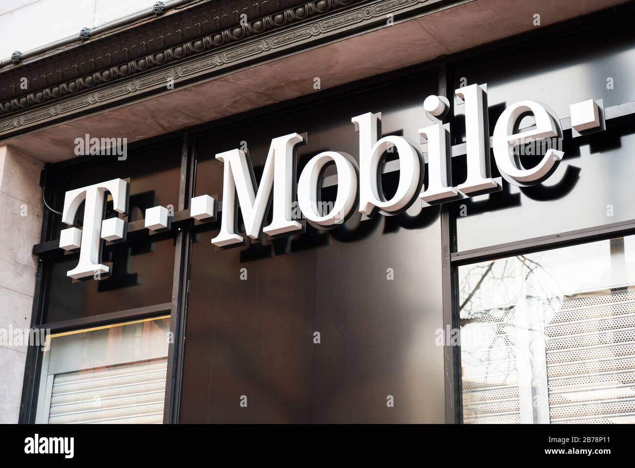German company TMobile logo Stock Photo Alamy