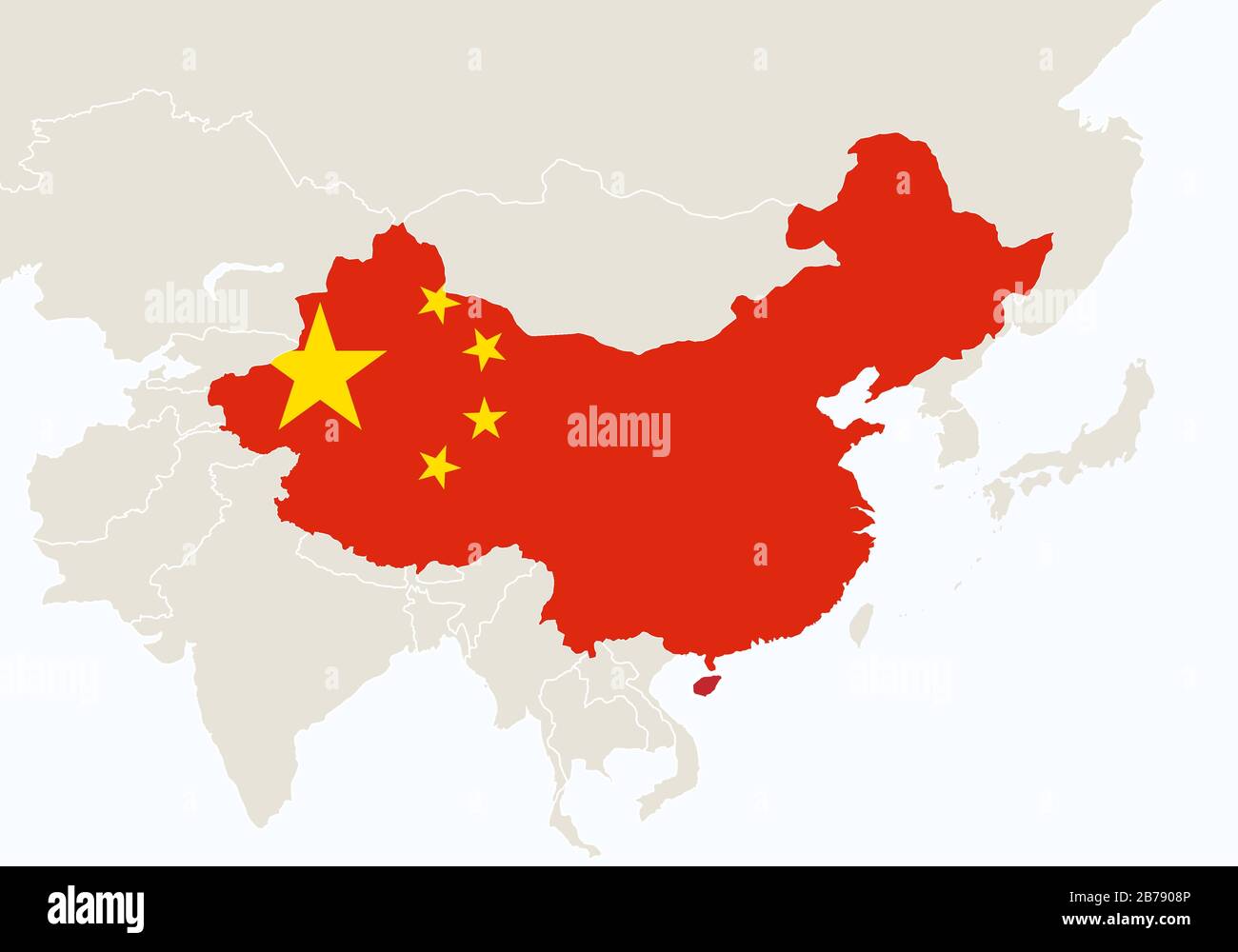 Территория китая. Красивая карта Китая. Карта Китая без фона. Китай на карте выделен. Карта Китая рисунок.