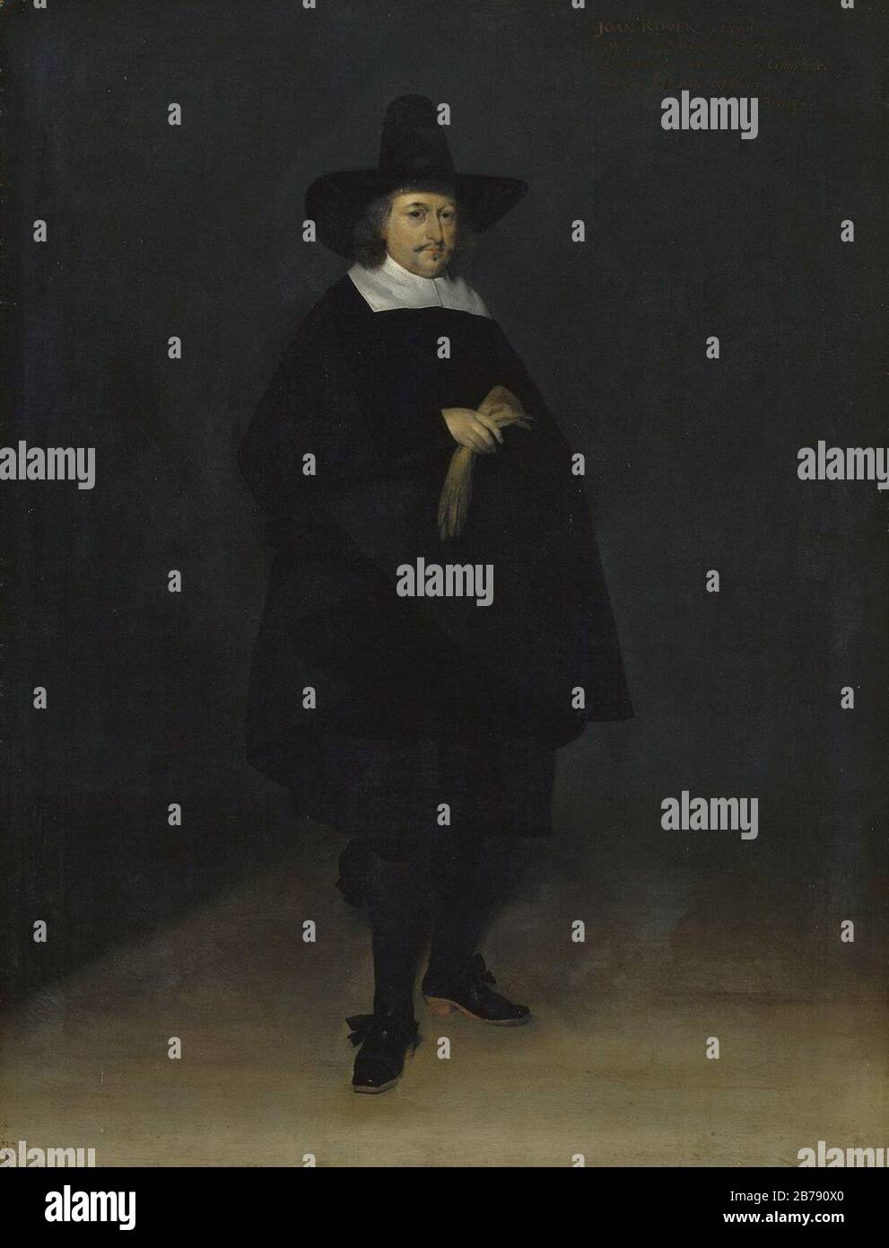 Gerard ter Borch - Jan Roever, Bürgermeister von Deventer, um 1660-1661. Stock Photo