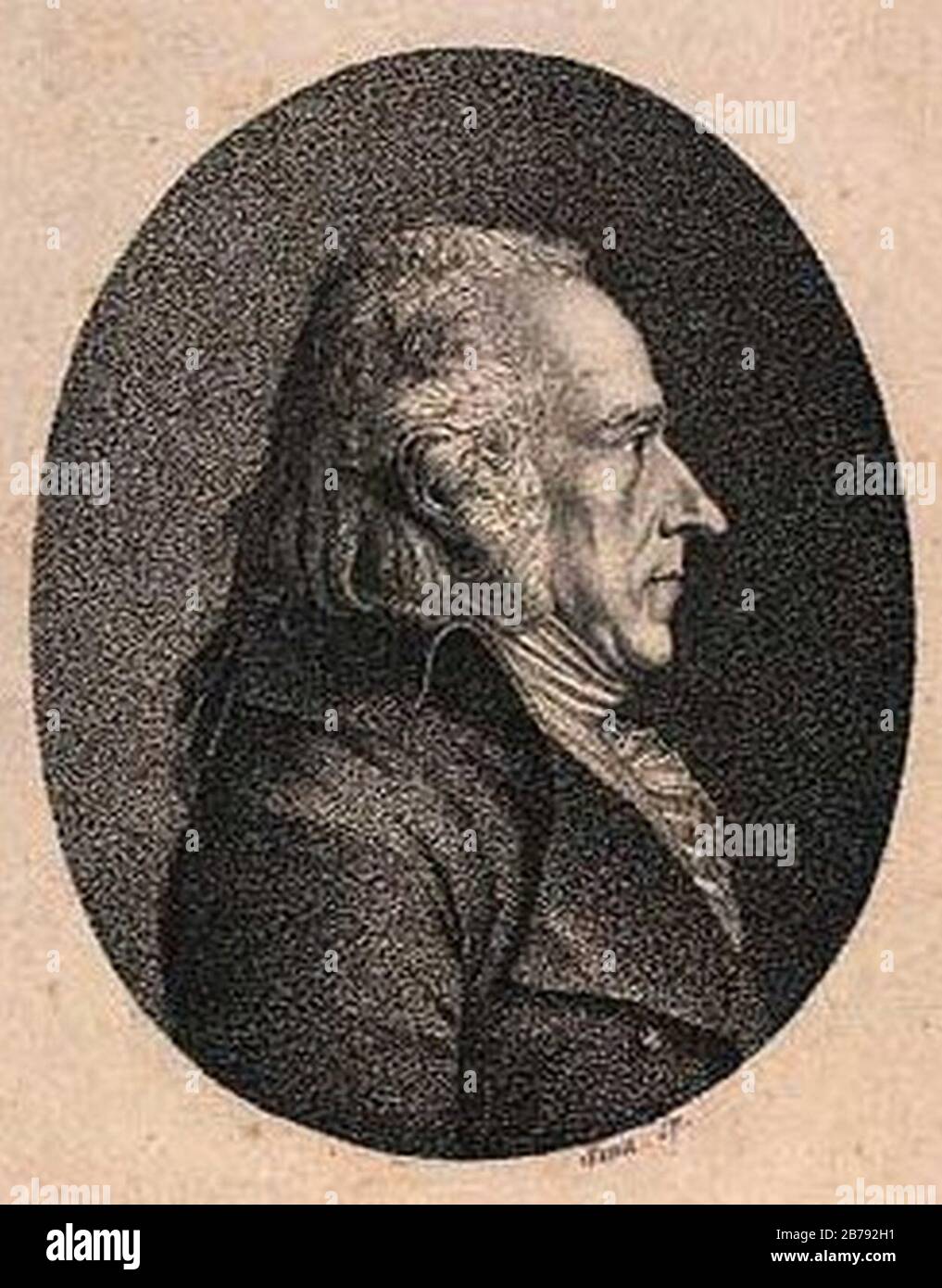 Gerhard Ludvig Lahde 1765-1833. Stock Photo