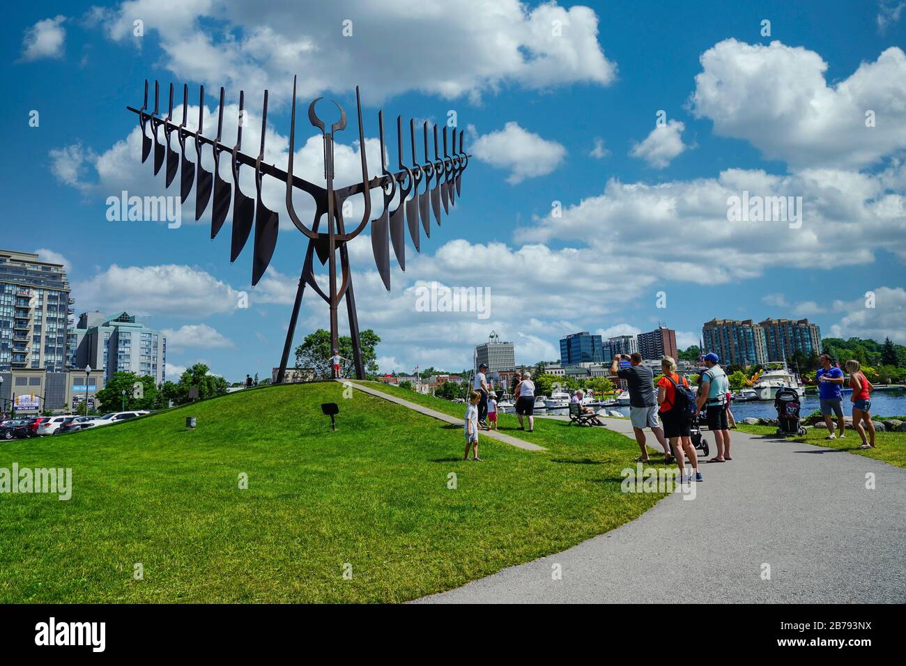City of Barrie, Ontario, Canada, North America Stock Photo