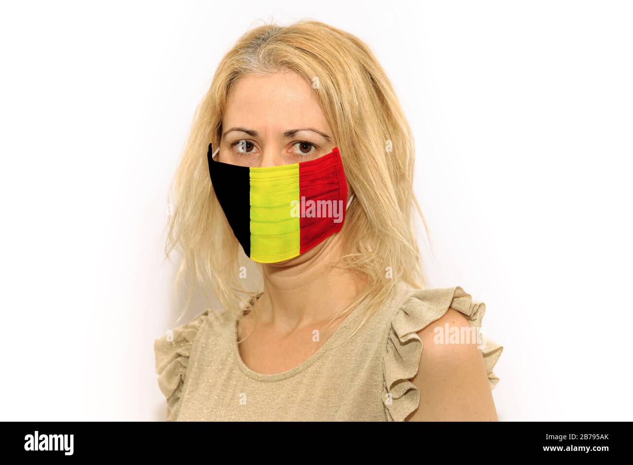 Belgium Flag Face Mask Belgium Flag Face Mask