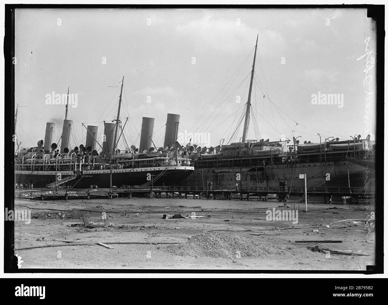 GERMAN SHIPS. INTERNED SHIPS Stock Photo - Alamy