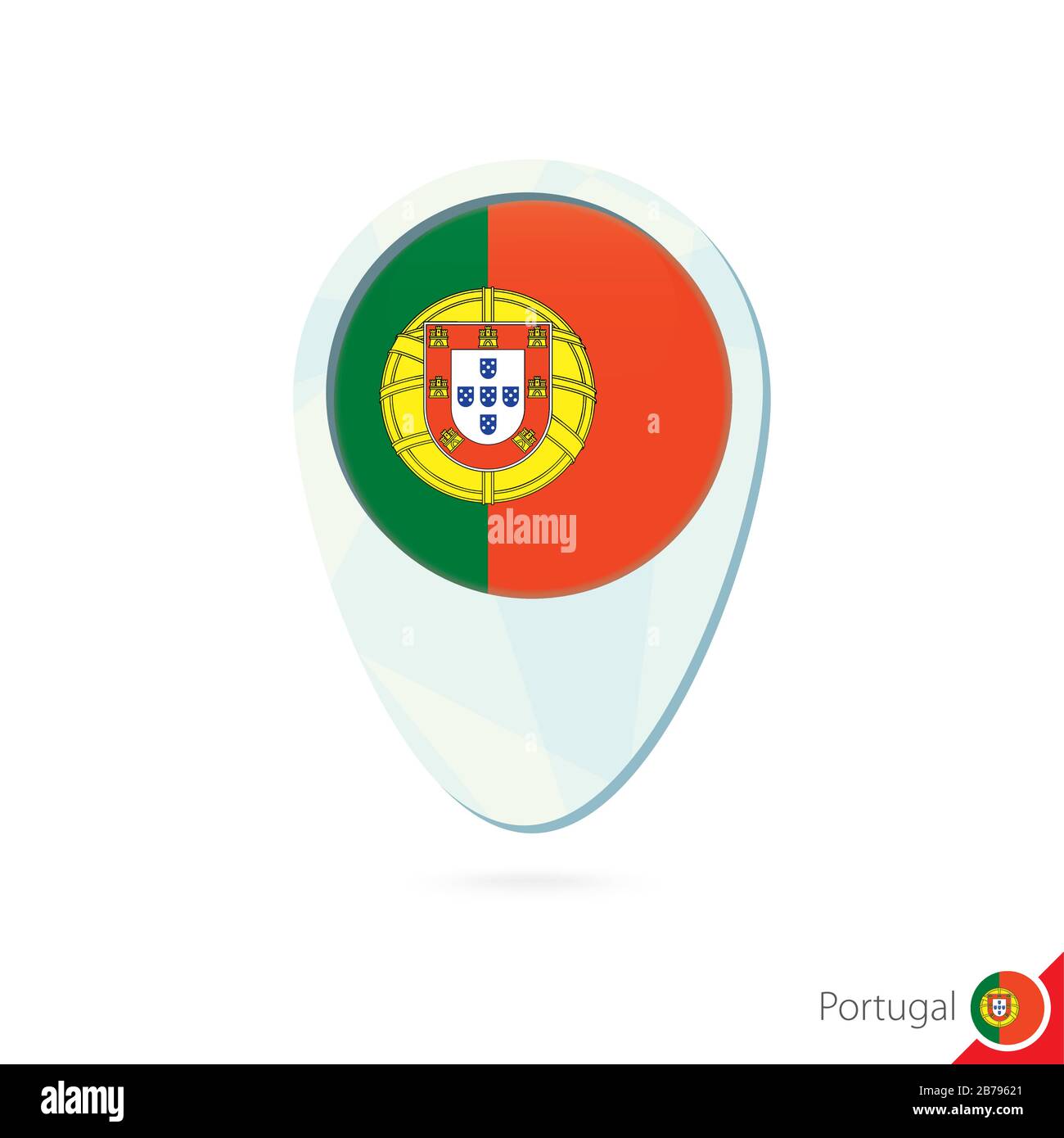 Portugal Map and Roads White Color Stock Vector - Illustration of flag,  geography: 145762220