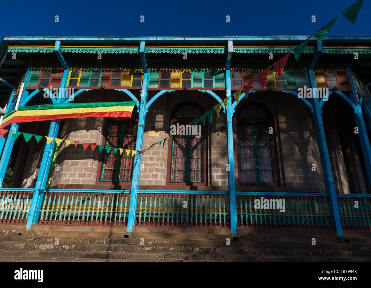 Entoto orthodox Maryam Church, Addis Ababa Region, Addis Ababa, Ethiopia Stock Photo