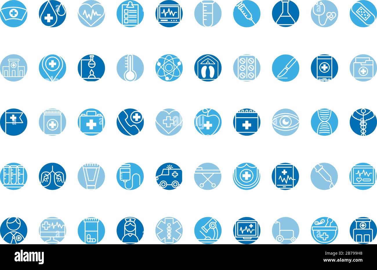 bundle of medical set icons Stock Vector Image & Art - Alamy