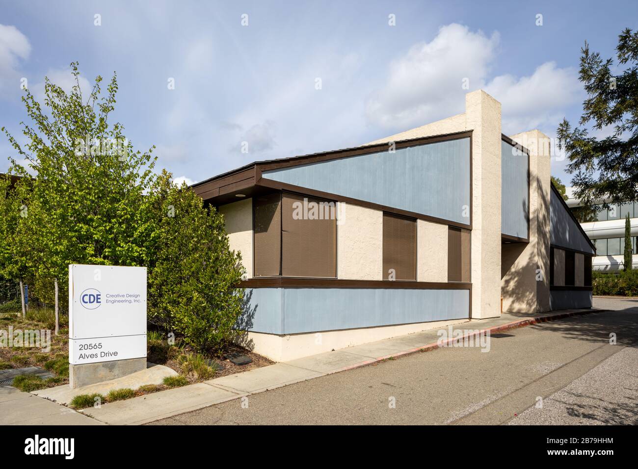 CDE, Creative Design Engineering Inc., Cupertino, California, USA Stock Photo