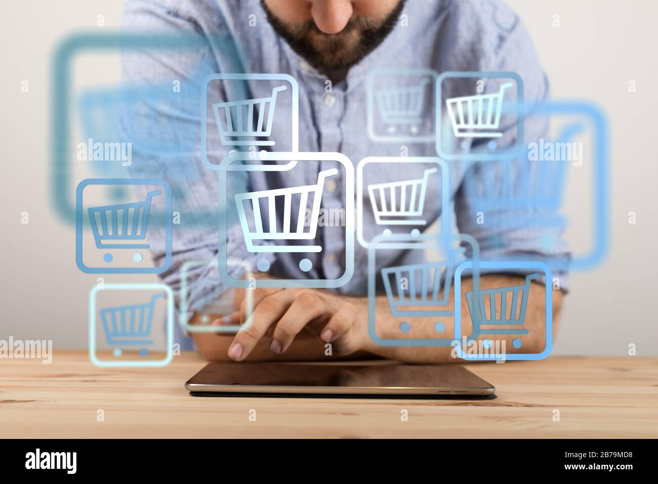 Marketing concept on computer hi-res stock photography and images - Alamy