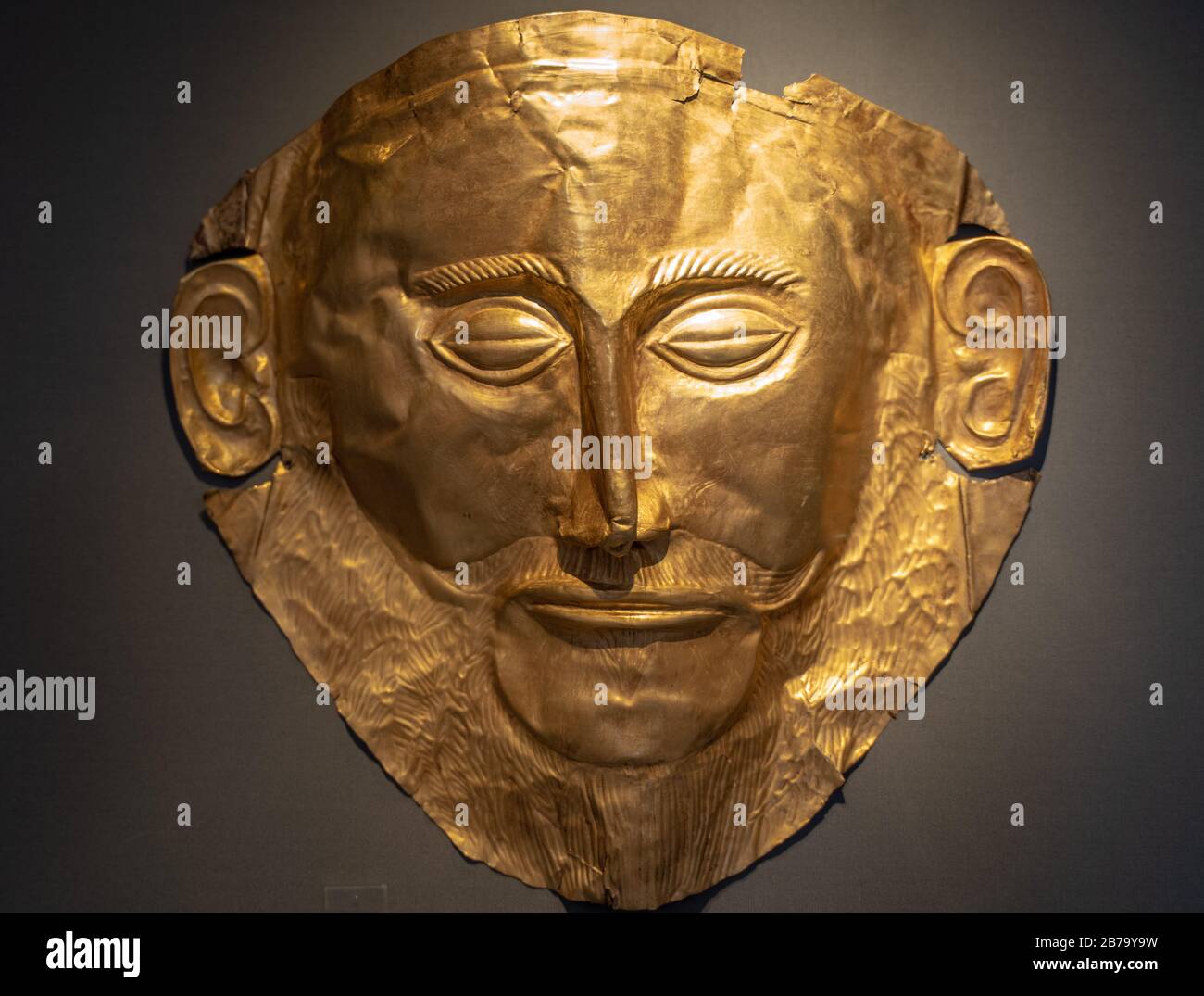 Agamennone mask hi-res stock photography and images - Alamy
