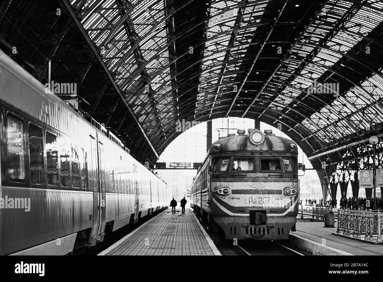 Ukraine train station hi-res stock photography and images - Alamy
