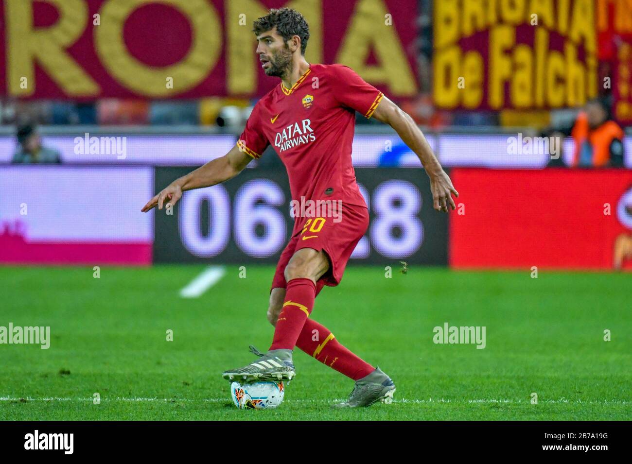 Federico Fazio player of Roma, During the match of the Italian SerieA  championship between Benevento vs Roma final result 0-0, match played at  the Cir Stock Photo - Alamy