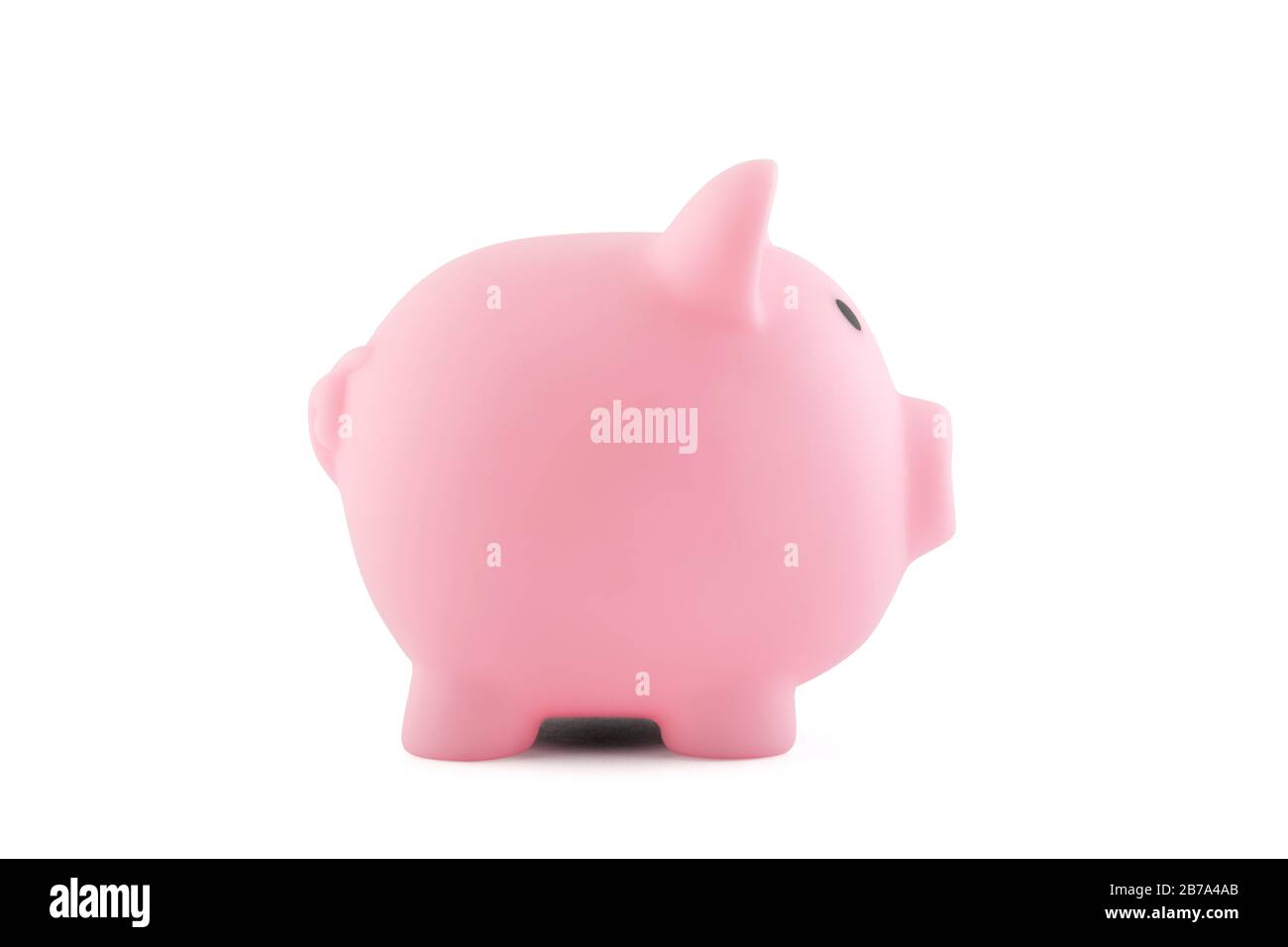 Pink piggy bank isolated on white with clipping path Stock Photo - Alamy