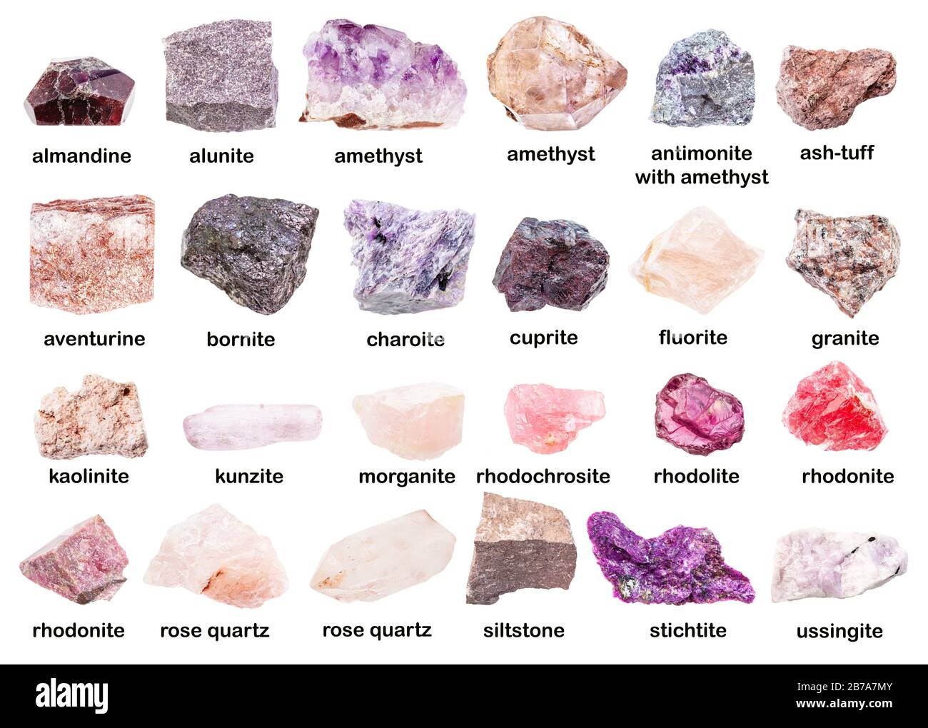 Disfrazado duda vacante Pink minerals hi-res stock photography and images - Alamy