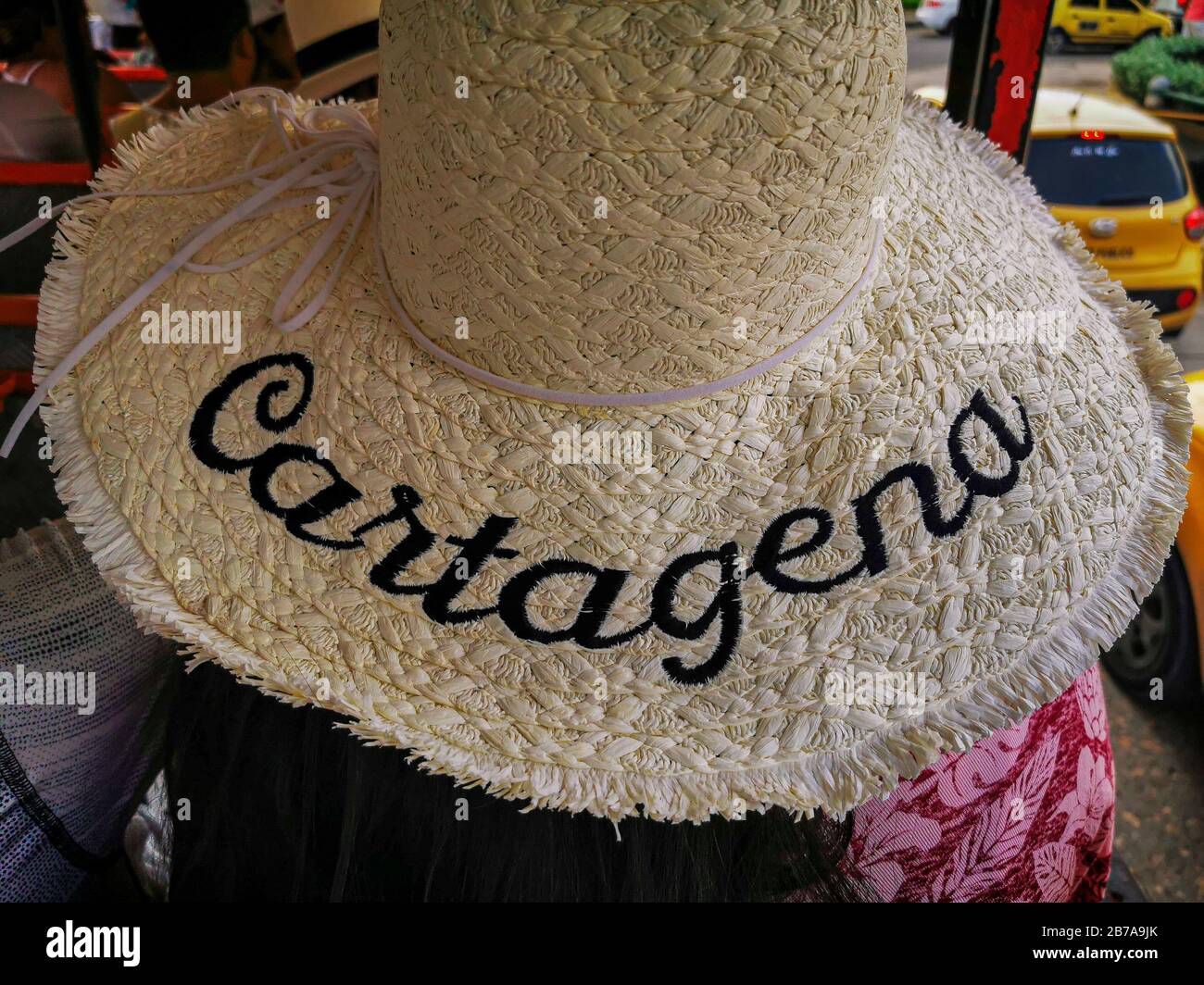 Souvenir hats cartagena colombia hi-res stock photography and
