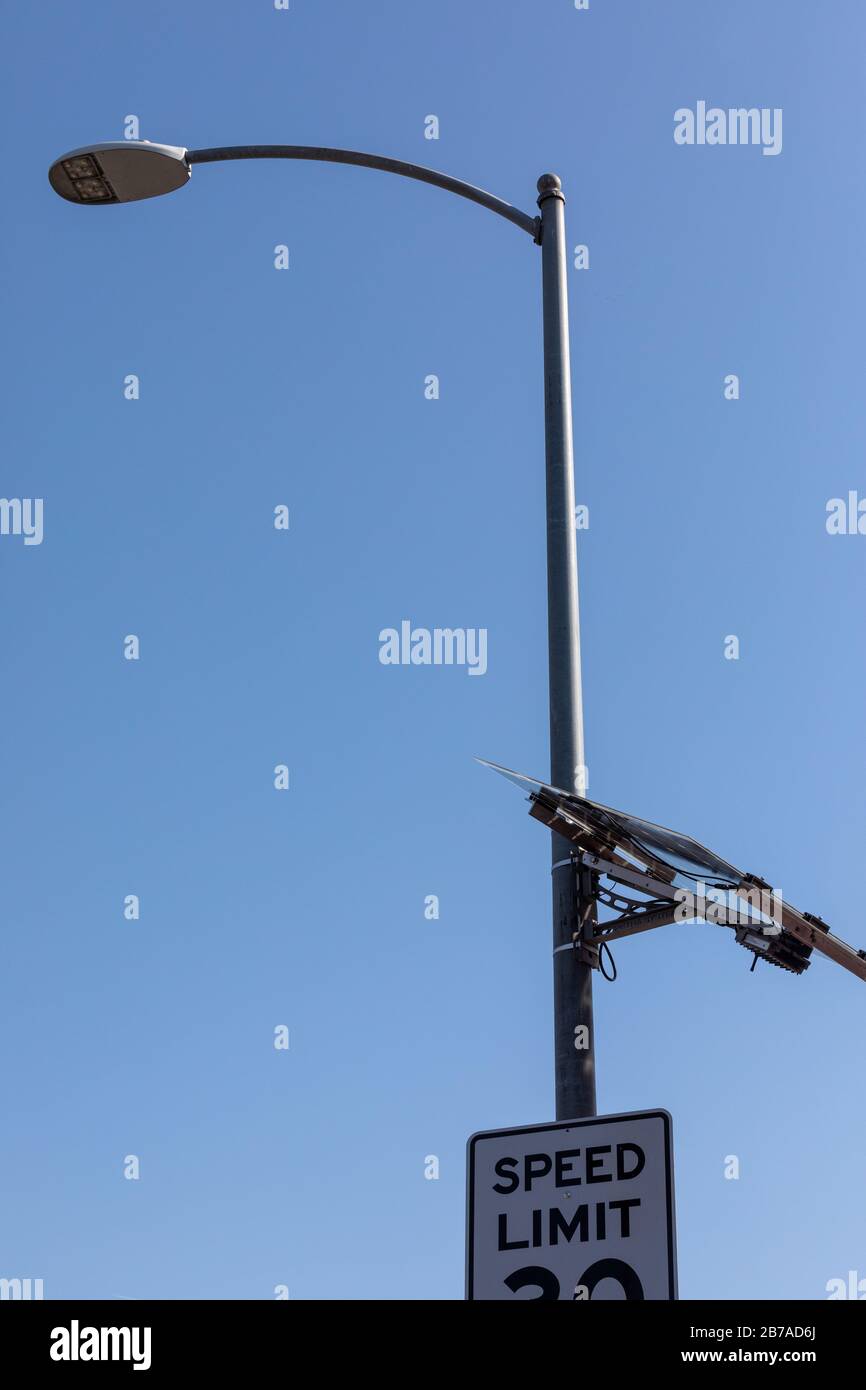 Street light in Hollywood , CA Stock Photo Alamy