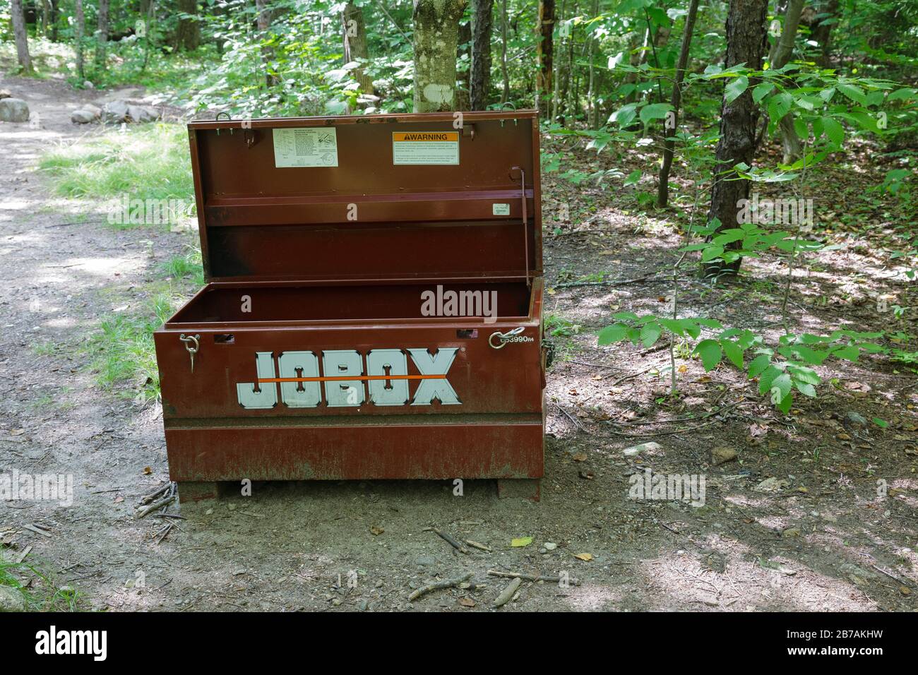 Bear boxes bear resistant food storage containers for campers in campsite  Yosemite National Park California USA Stock Photo - Alamy