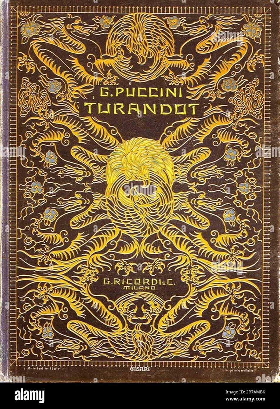 Giacomo Puccini, Turandot, 1926 Stock Photo - Alamy
