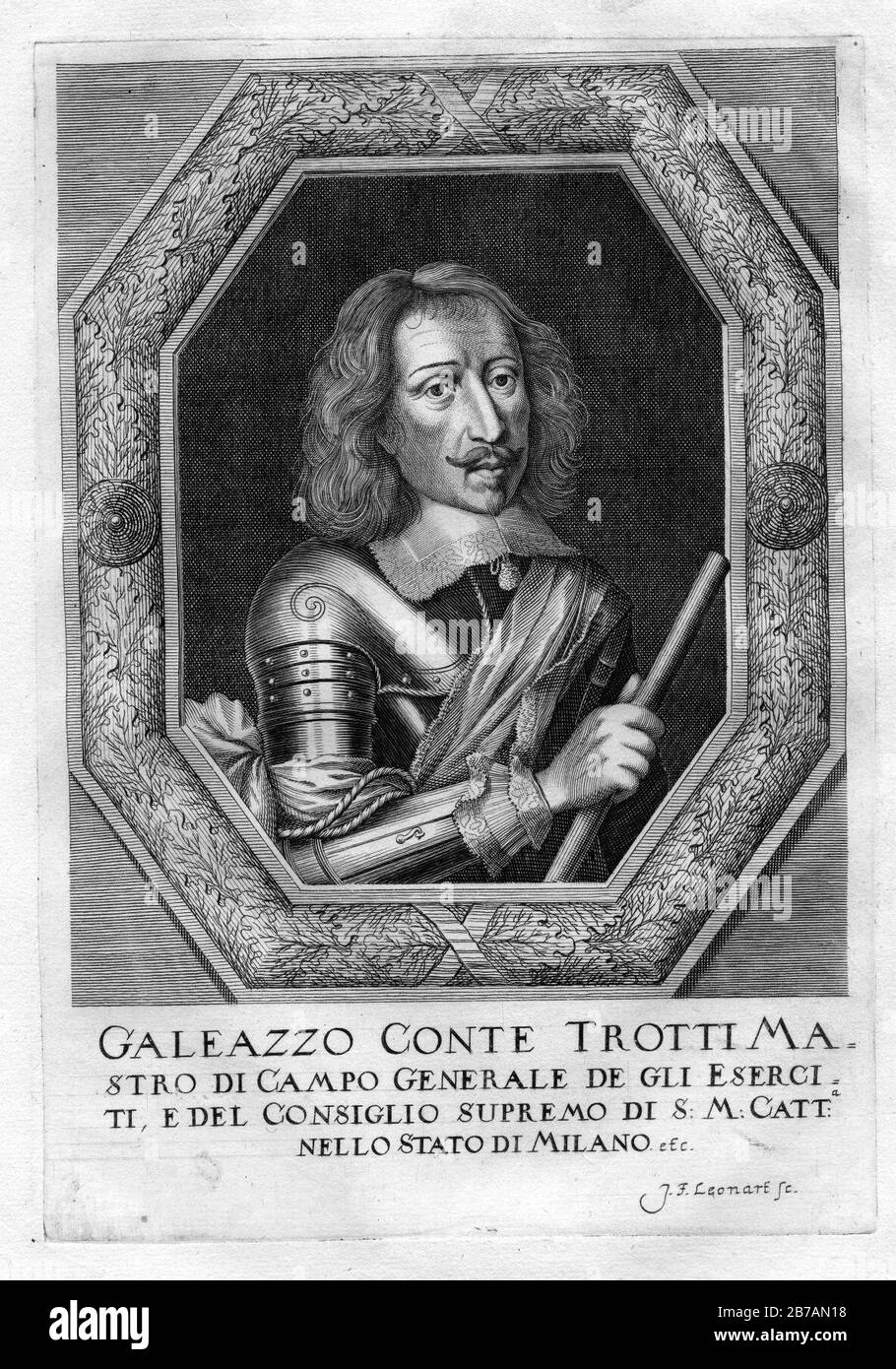Gian Galeazzo Trotti. Stock Photo