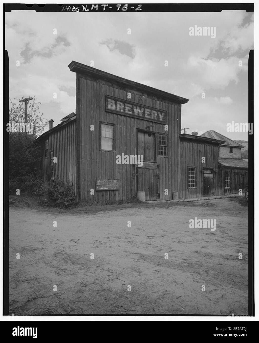 Gilbert Brewery Virginia City Montana. Stock Photo