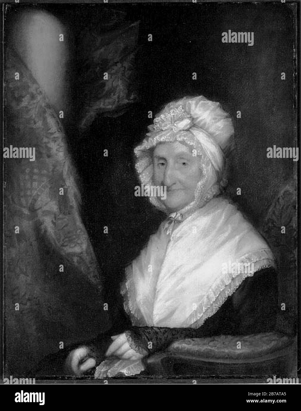Gilbert Stuart - Mrs. George Williams (Lydia Pickering) Stock Photo