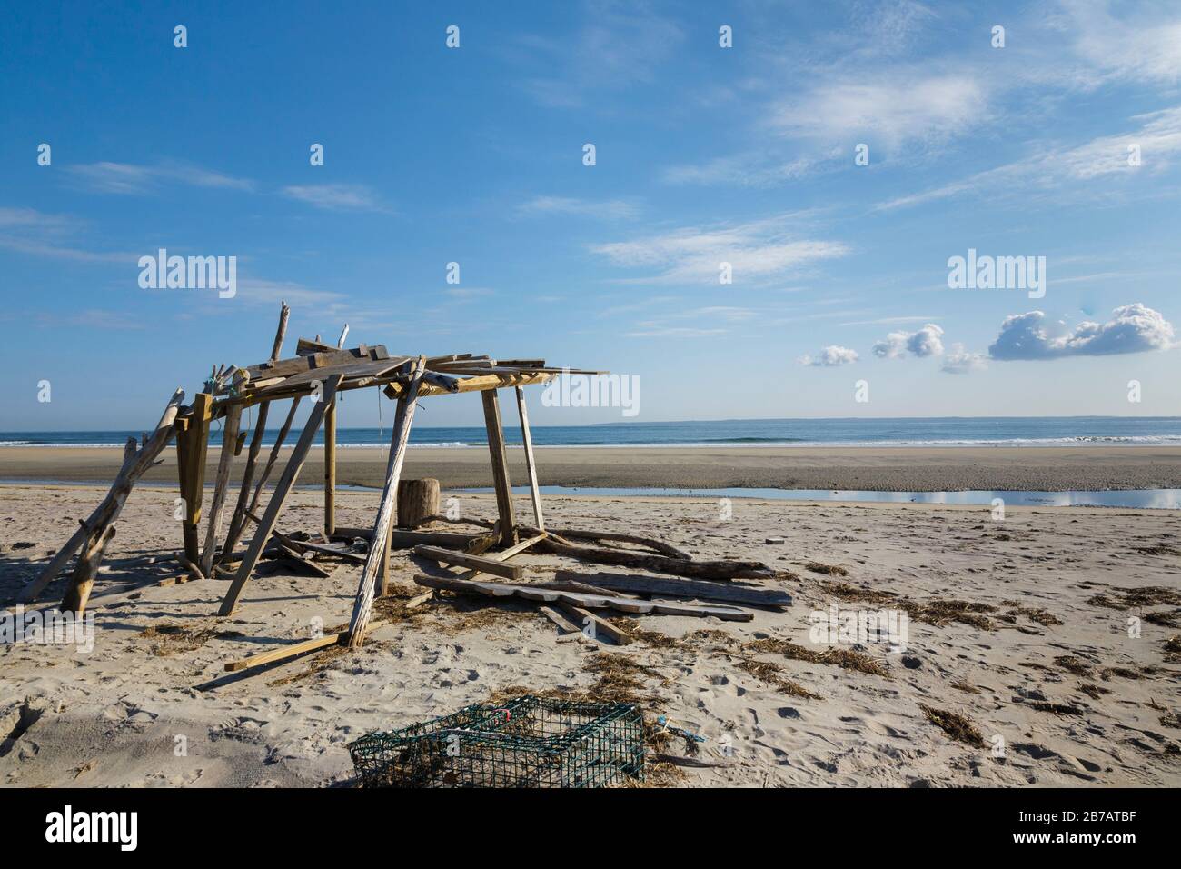 Sandy Point State Reservation on Plume Island in Ipswich, Massachusetts