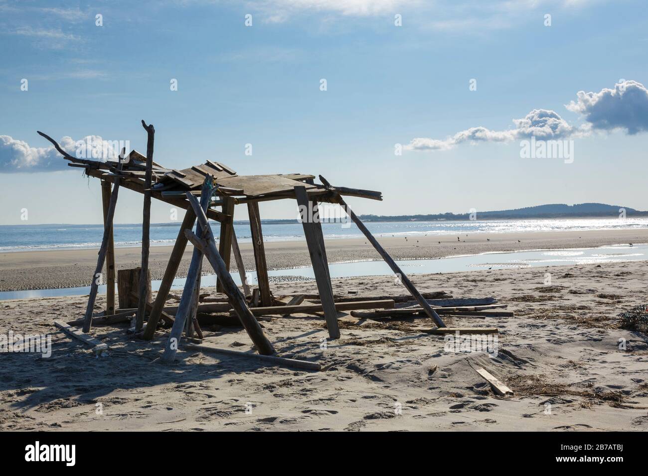 Sandy point state reservation during hires stock photography and