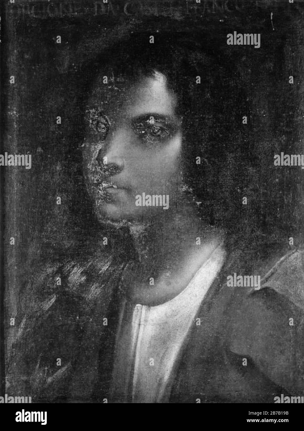 Giorgione - Portrait of a Young Man Stock Photo - Alamy