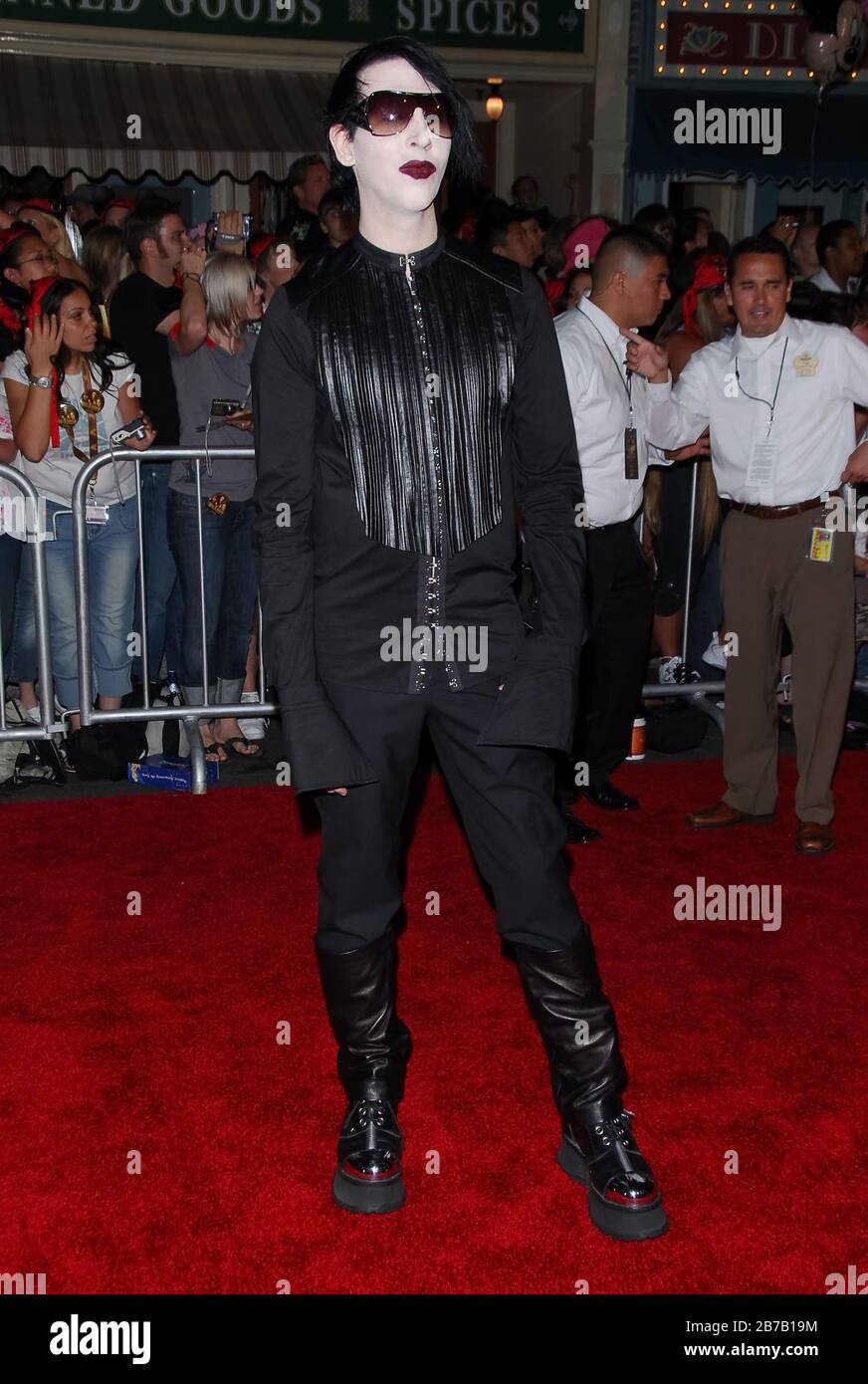 Marilyn Manson at the World Premiere of Walt Disney Pictures' 