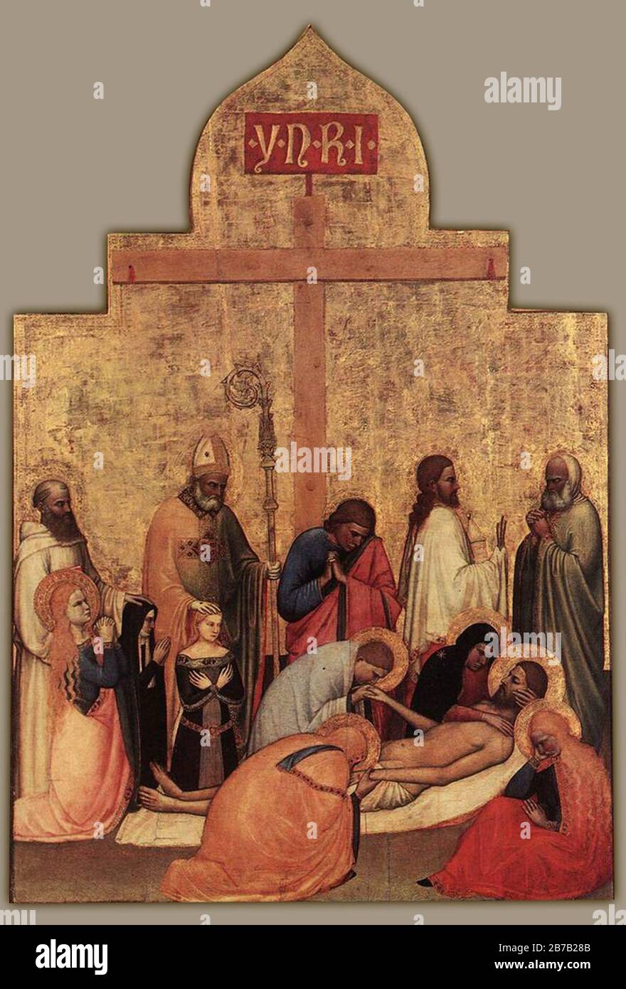 Giottino - Pietà of San Remigio Stock Photo