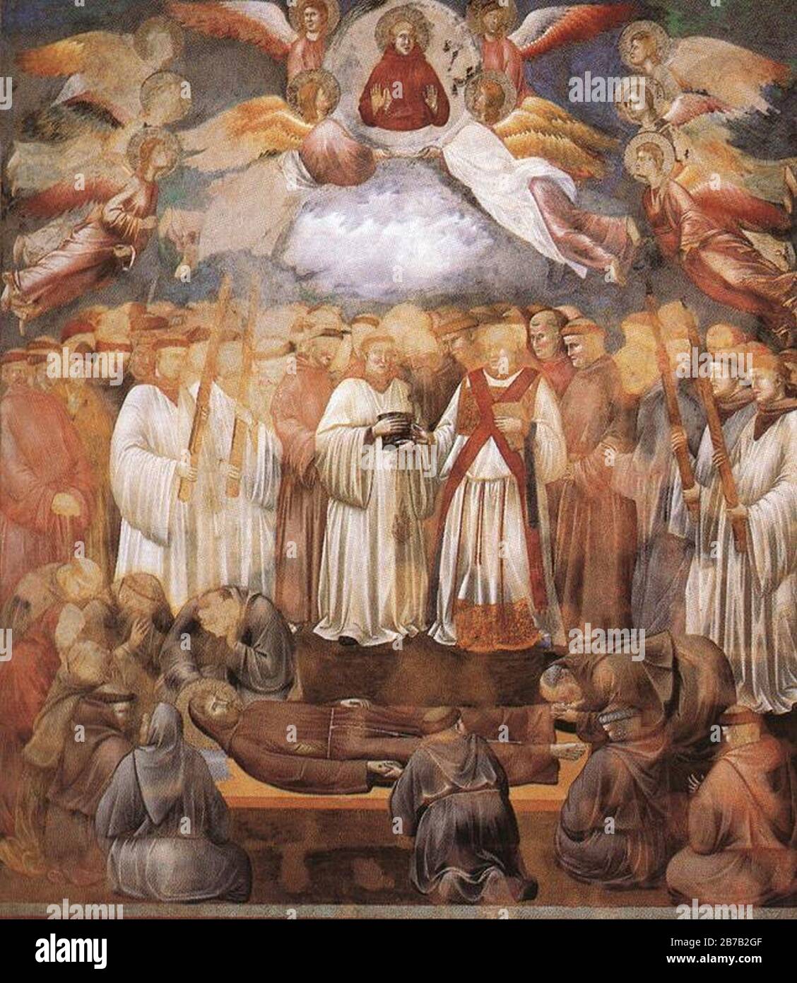 Giotto Legend of St Francis 20 Death and Ascension of St