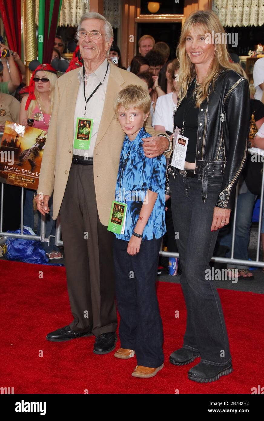 Martin Landau and Family at the World Premiere of Walt Disney Pictures' 'Pirates Of The Caribbean: Dead Man's Chest' held at Disneyland in Anaheim, CA. The event took place on Saturday, June 24, 2006.  Photo by: SBM / PictureLux Stock Photo