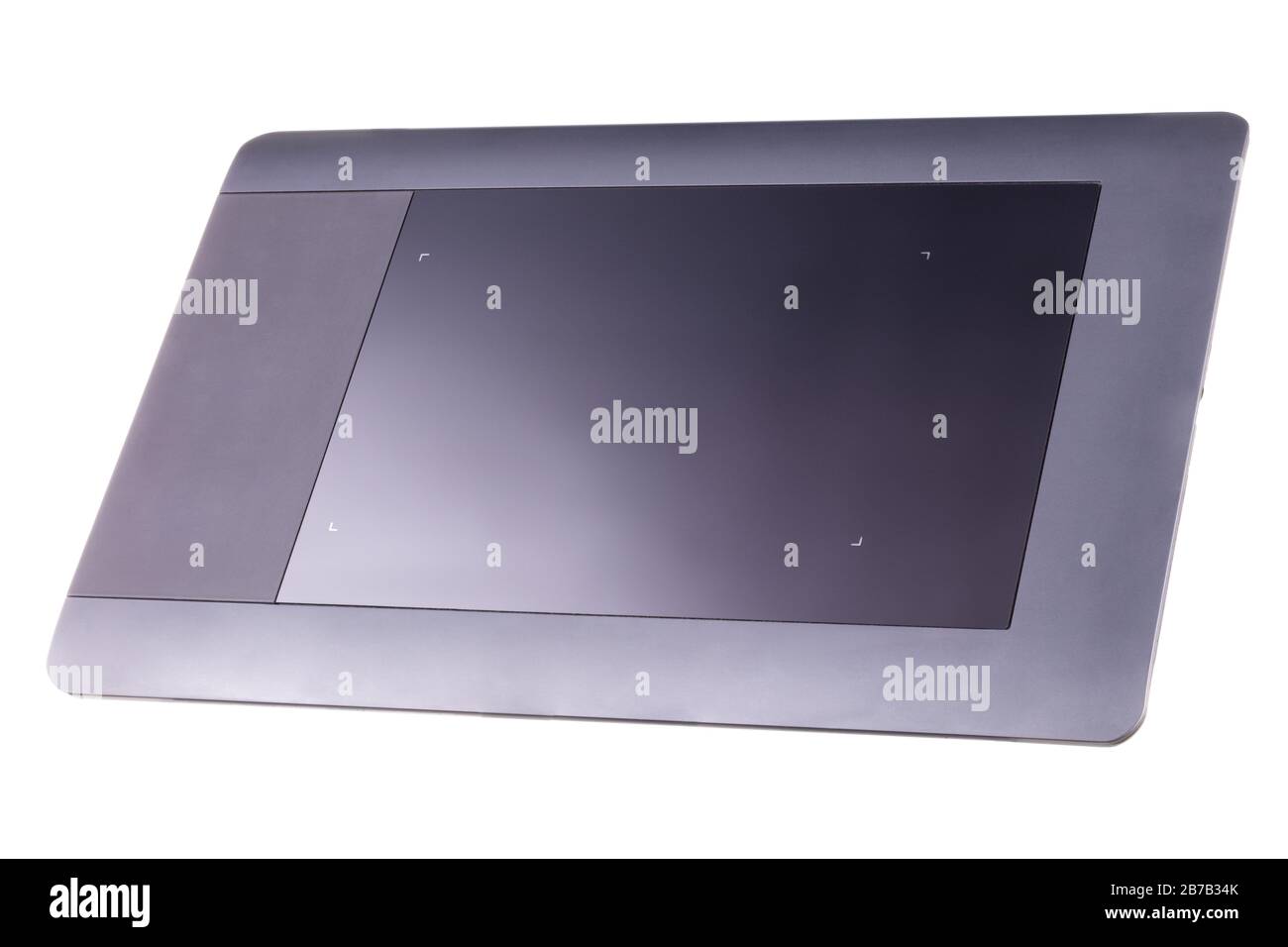 Graphic tablet for illustrators, designers and photographers isolated