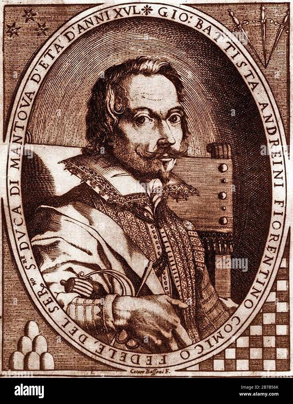 Giovan Battista Andreini by Carlo Antonio Procaccini Stock Photo Alamy