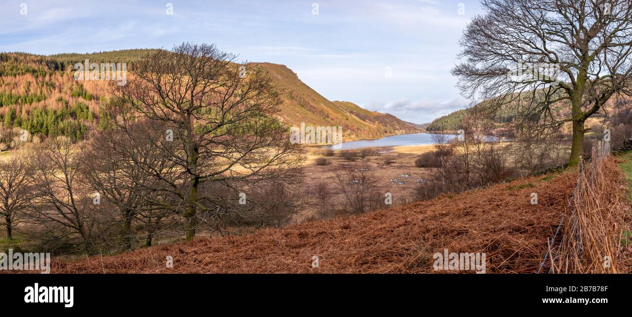 Llyn Crafnant in winter, Snowdonia, North Wales Stock Photo