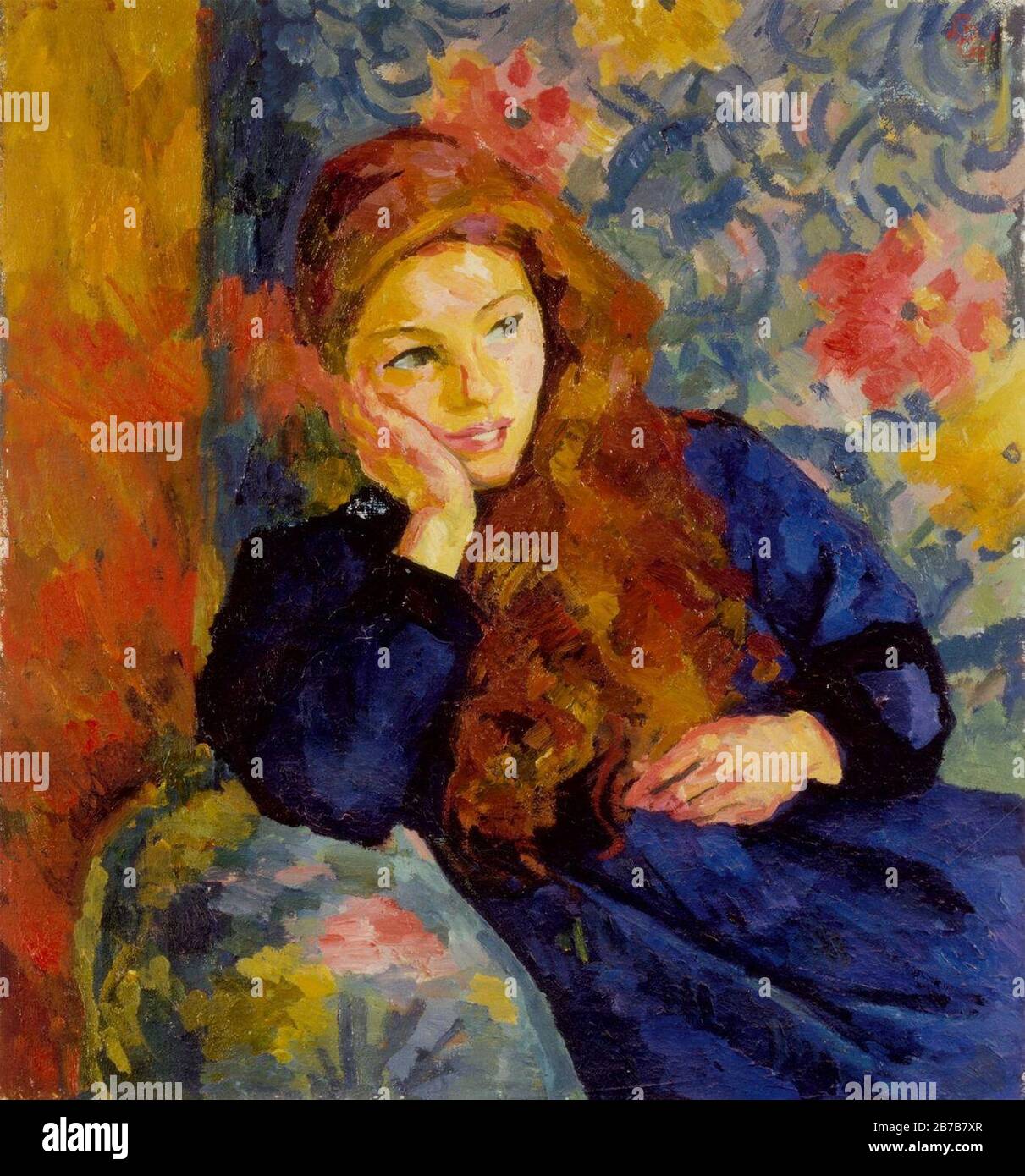 Pensierosa By Giovanni Giacometti 1913 Stock Photo Alamy